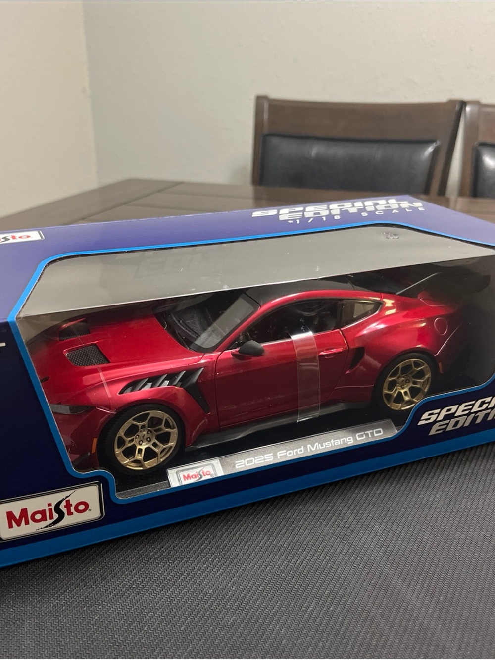 Maisto 1/18 Diecast -2025 Ford Mustang GTO